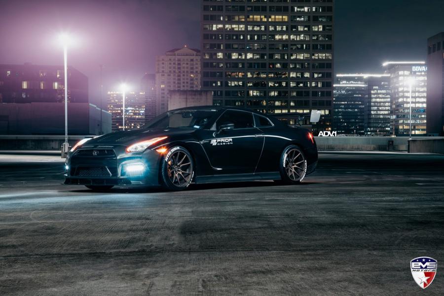 Nissan GT-R by EVS Motors on ADV.1 Wheels (M.V1 SL) '2016